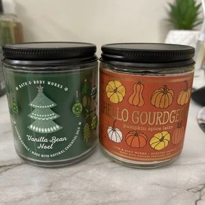 2 Bath & Body work Single Wick Candles